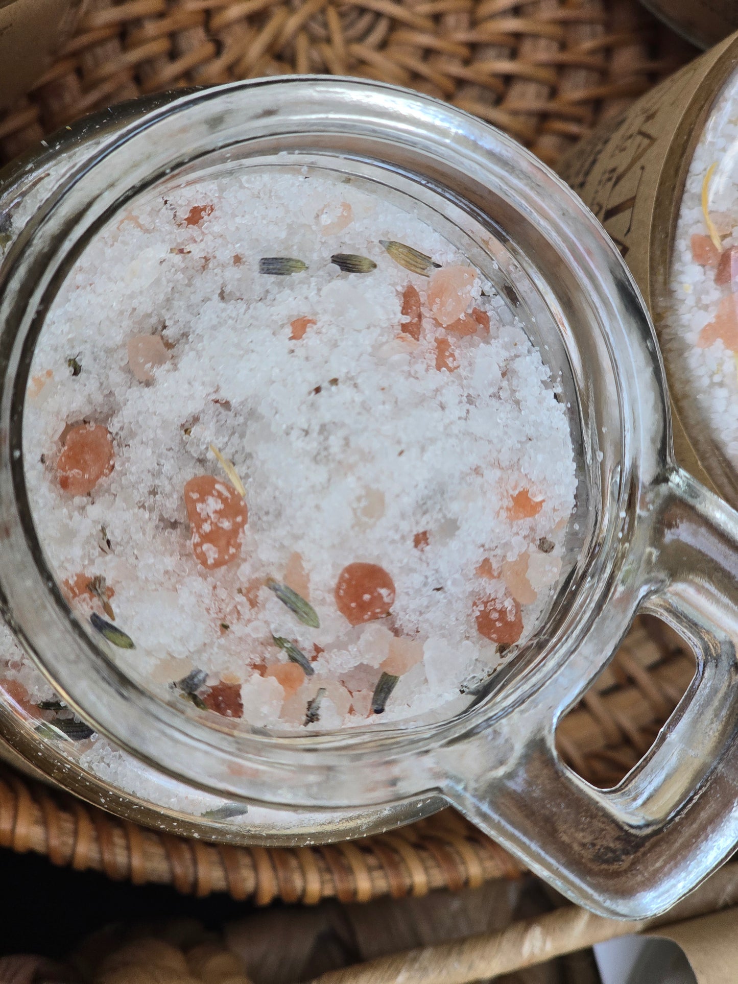 Relax Bath Salt – Lavender Mineral Soak with Lavender Buds & Essential Oil