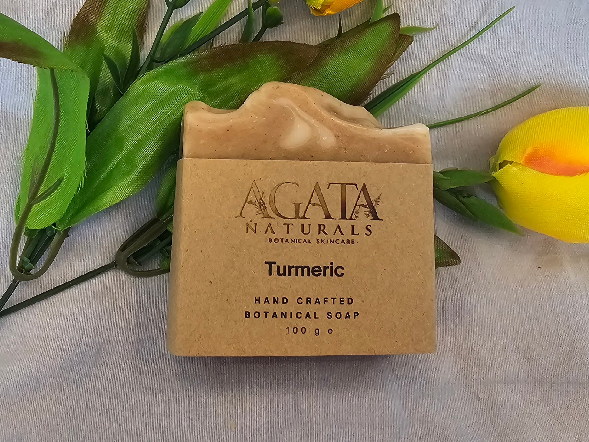 “Handmade turmeric soap with lemongrass and ginger”
“Natural soap for glowing skin with turmeric and essential oils”