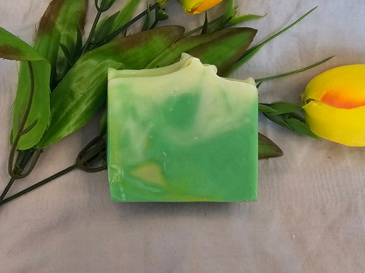 “Handmade cucumber soap for refreshing, cooling cleanse”
“Fresh harvest soap with coconut oil, shea butter, and cucumber”
